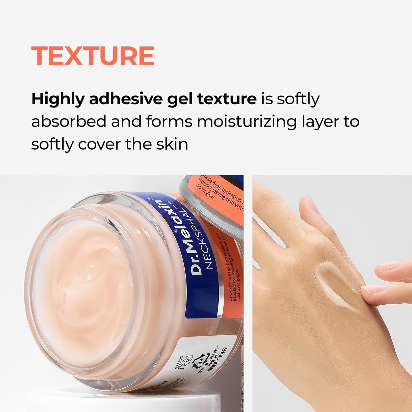 Dr.Melaxin Neck Firming Cream – Tightening & Lifting for Sagging Neck, Turkey Neck & Crepey Skin, Necksphalt ECM Barrier Anti-Aging Neck Cream for Wrinkles, Korean Skincare, 1.69 fl oz (50ml)