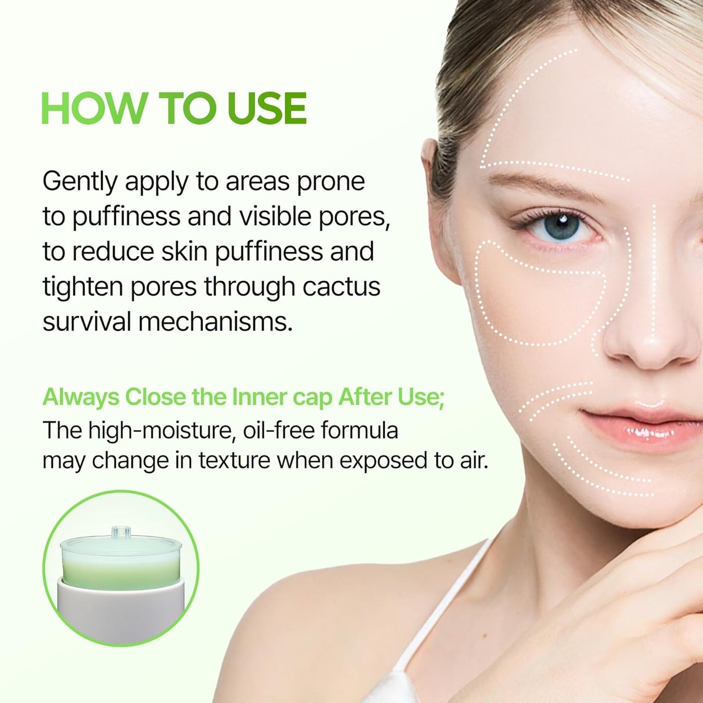 Dr.Melaxin Cactox & Calcium Multi Balm Pore Firming Duo with Cactus Cooling & Eye Care Stick for Visible Pore Refining and Skin Repair
